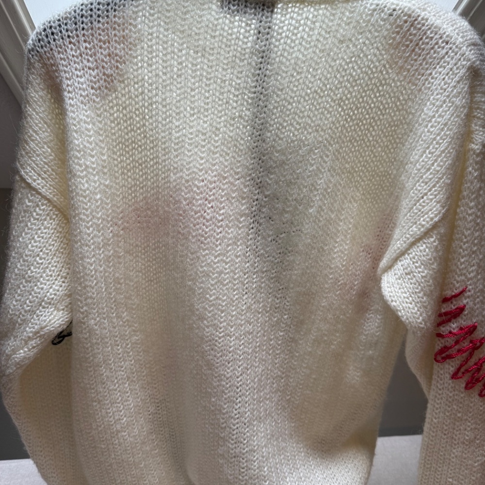 Vintage 1980s Catalina Raffles Collection Abstract Knit Sweater Size S - Picture 9 of 11
